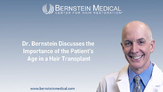 How Young Is Too Young To Have A Hair Transplant?