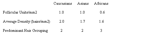 Logic of Follicular Unit Transplantation - Racial Variations in the Follicular Unit