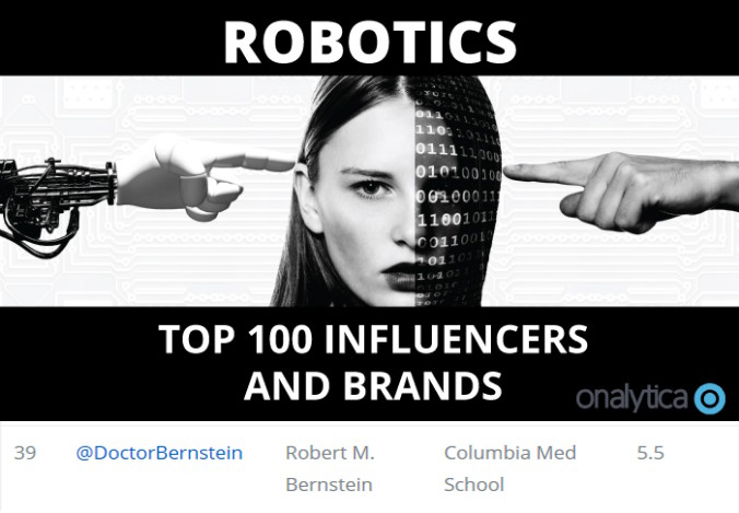 Onalytica - Robotics Top 100 Influencers
