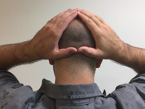Scalp Laxity Exercise Position 2