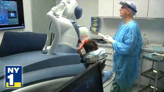 NY1 Featured Dr. Bernstein With First Of Its Kind Robotic Hair Transplant System